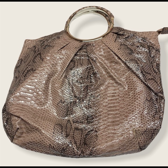 NWOT Snake Skin Pattern Tote - Picture 6 of 6